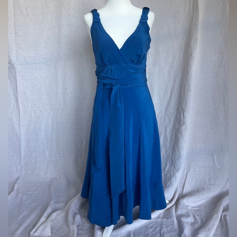 Blue cocktail dress